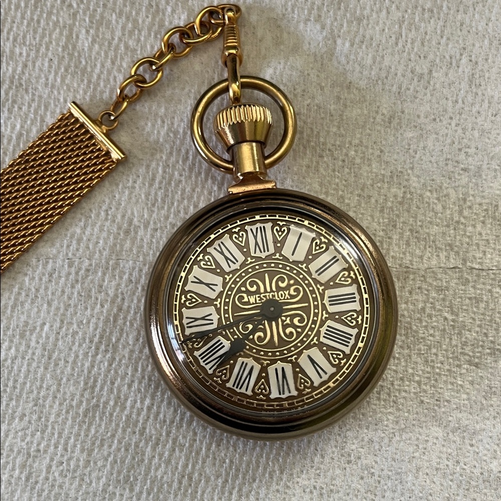 Westclox Gold and Silver Pocket Watch
